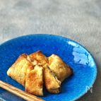 簡単おつまみ！＊クリームチーズの油揚げ焼き＊