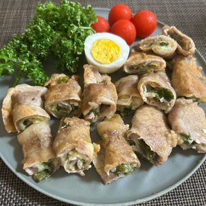 みーの作ってみた!投稿(【生焼け回避!絶品♡︎豚バラの茄子チーズロール】簡単/時短)