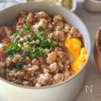 10分で簡単！【鶏そぼろ卵丼】