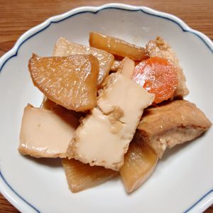 viviの作ってみた!投稿(味しみ♡とろとろ♡『大根と厚揚げの照り煮』)