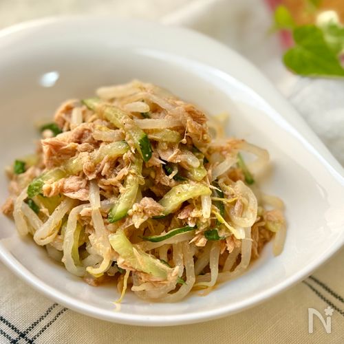 覚えておきたい【もやツナ中華サラダ】5分でやみつき副菜！