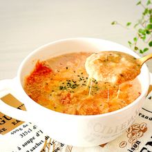 【オートミールレシピ】めちゃウマ♡豆乳トマトチーズリゾット