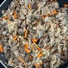 即席焼肉だれで♪牛こまのプルコギ風炒めの工程3