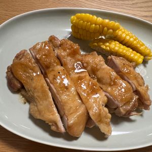 Hideの作ってみた!投稿(【甘酢だれチキンステーキ】味付け２つ.ᐟカリッとジューシー♩)