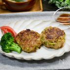春キャベツたっぷり♪シャキシャキ鶏つくねバーグ