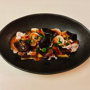 りんの作ってみた!投稿(【豚しゃぶと茄子のピリ辛味噌ダレがけ】こってり美味しい！)