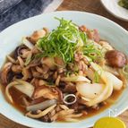 お肉少しでも大満足♪旨みたっぷりきのこと豚こまのすき煮風