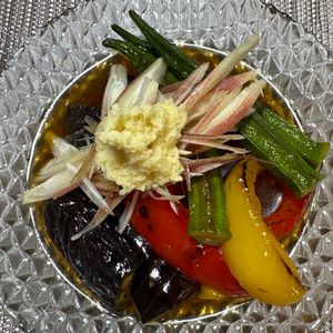 楽ラク手抜キッチン🐶🐾の作ってみた!投稿(【夏野菜の炒り浸し】なす・パプリカ・オクラの簡単レシピ♪)