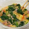 たっぷり野菜とベーコンの♬ごちそうスパニッシュオムレツ♬の工程3