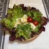 楽ラク手抜キッチン🐶🐾の作ってみた!投稿(お箸が止まらない！豆腐とレタスの無限サラダ)