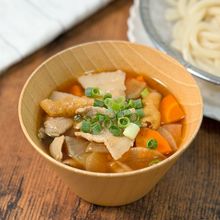 ほっこり沁みる！けんちん風つけうどん