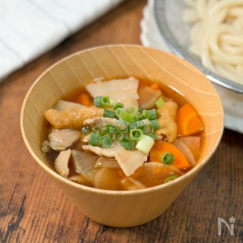 ほっこり沁みる!けんちん風つけうどん