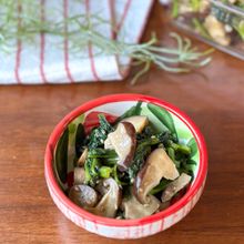 あともう一品ほしい「小松菜としいたけの中華炒め」
