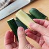 8割ほったらかし*ズッキーニのカレーソテーの工程1