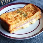 ふわとろ食感♡『ハムとチーズのフレンチトースト』やみつきの味