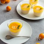 金柑の豆乳ムース。ヘルシーな季節のスイーツ♪