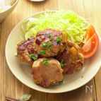 意外な食べ方発見！【おさつ豚こまバーグ】