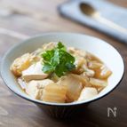 くたくた白菜と豆腐のあんかけ丼