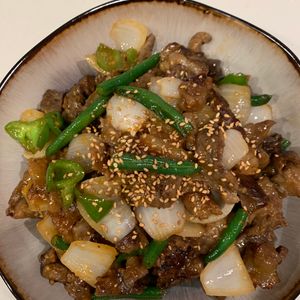 ぐ〜たら子の作ってみた!投稿(スジポックム(牛すじ炒め)【韓国料理】)