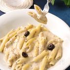 お酒に合う！大人のアンチョビクリームパスタ