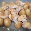 鶏ももと新じゃがのさっぱり白だし漬けの工程4