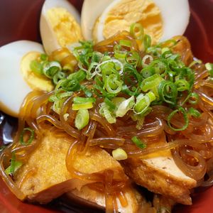 みおの作ってみた!投稿(甘辛味が美味しい節約副菜♡『厚揚げとしらたきのすき煮風』)