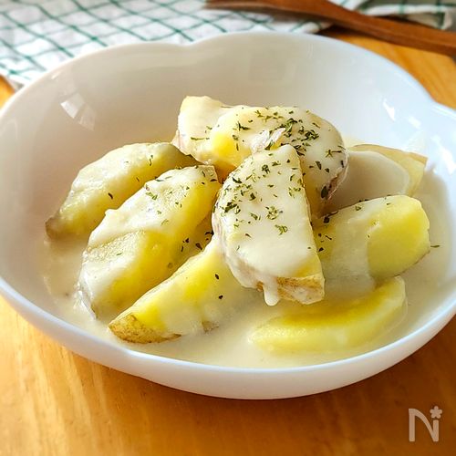 【新じゃがいものクリーム煮】生クリームいらず！優しい味♡