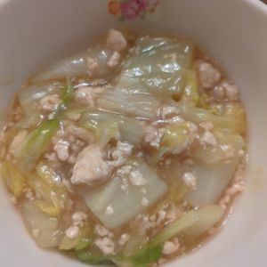 たりおの作ってみた!投稿(重ねて10分♪『白菜とひき肉のコクうま♡とろみあん』)