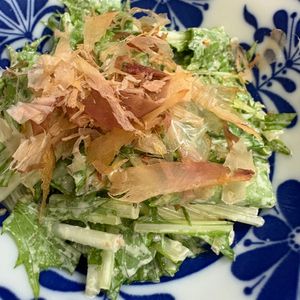 ひまわりの作ってみた!投稿(【水菜の簡単ごまだれサラダ】簡単に作れてシャキっとおいしい♪)