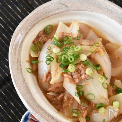 新玉ねぎとツナのうま煮【作り置き】