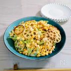 【焼きレンコンと白菜のサラダ】ダイエットにも野菜不足解消にも