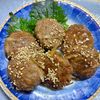 チョビの助の作ってみた!投稿(豚ひき肉と牛蒡のつくね・照り焼きソース)