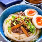 【肉ごぼう冷やしうどん】だし香るさっぱり食べやすい