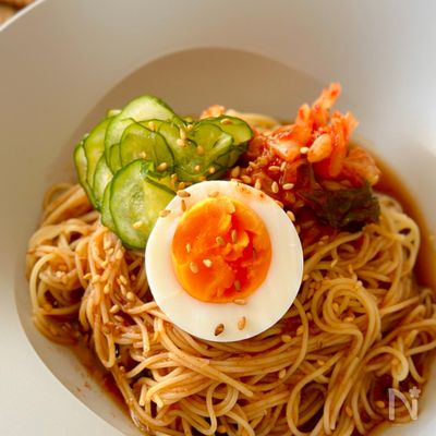 混ぜるだけ♩簡単！コクうま！ビビン麺