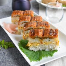 うなぎの押し寿司＊パウンド型で簡単！