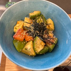 なつみかんの作ってみた!投稿(【5分でできる】ごま油香るサーモンポキ)