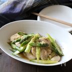 鶏むね肉のねぎ塩こうじアスパラチキン