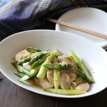 鶏むね肉のねぎ塩こうじアスパラチキン