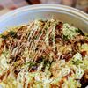 まゆのの作ってみた!投稿(カット野菜(千切りキャベツ)で作る！電子レンジお好み焼き)