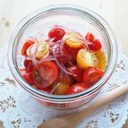 トマトと玉ねぎのさっぱりマリネ～朝食やお肉の付け合わせに～