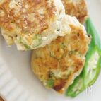 押し麦オクラのお豆腐ハンバーグ＜大麦レシピ＞
