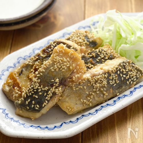 甘辛！アジの味噌照り焼き