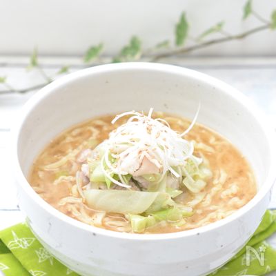 豚バラ肉のお出汁が美味しい味噌ラーメン