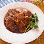 お肉柔らかソースも激旨‼️豚ひれ肉の赤ワインソース♡