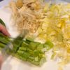子どもが飲み干す【具沢山春雨スープ】の工程1