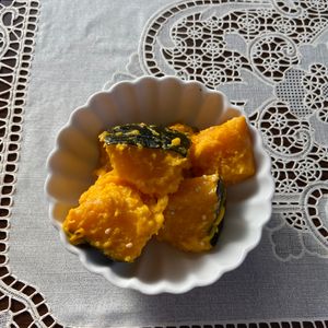 万福の作ってみた!投稿(【かぼちゃの旨塩レモンごまマヨサラダ】レンチンでウマウマ！)