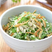 🍚ストレスに勝つ🍚水菜の厚揚げ白和え