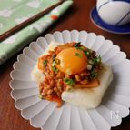 納豆キムチからみ餅