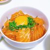 にらたまの作ってみた!投稿(簡単絶品【うま味とろとろサーモン丼】)
