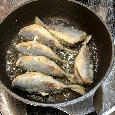 甘酸っぱくて骨まで食べれる 小アジの南蛮漬け2kcal By シゲパピ レシピサイト Nadia ナディア プロの料理家のおいしいレシピ